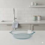 ظرف پیتزا خوری دسته دار پیرکس PYREX کد 198