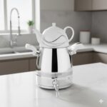 کتری و قوری 4 لیتر ترک یونیک کد 7500 (خارجی درجه 1 )