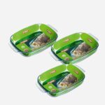 ست 3 تابه مستطیل بزرگ پیرکس کد 340 - Image 4