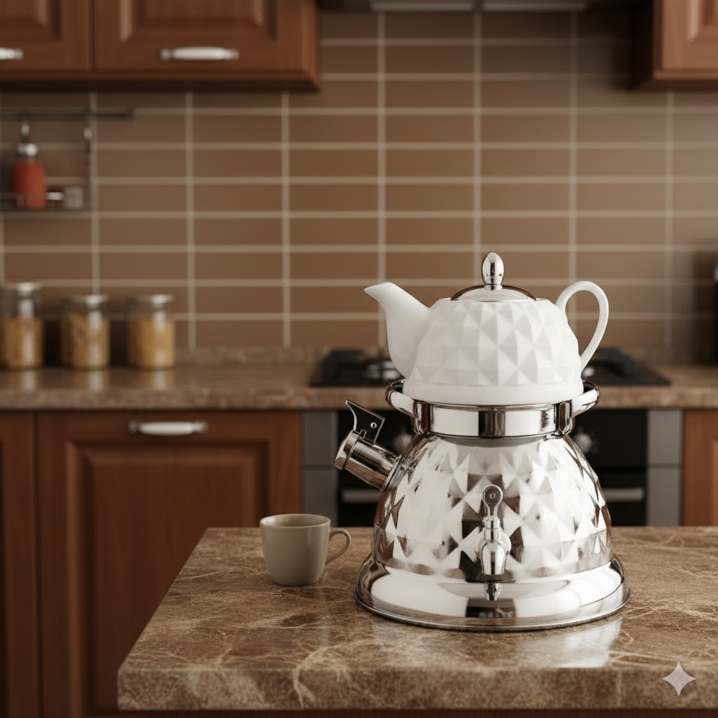 8 کتری و قوری سوتی یونیک کد 7573 (خارجی درجه 1 ) - Image 3