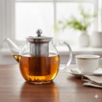 قوری تک تمام پیرکس خارجی یونیک 650میل کد 7902 (شیشه شعله مستقیم)