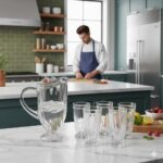 پارچ و لیوان کریستال تولیپ - Image 5