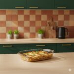 تابه فر متوسط مستطیل 34*22 پیرکس کد 231 - Image 5