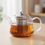 قوری تک تمام پیرکس خارجی 800میل یونیک کد 7904 (شیشه شعله مستقیم)