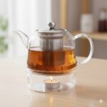 قوری تک تمام پیرکس خارجی 800میل یونیک کد 7904 (شیشه شعله مستقیم) - Image 2