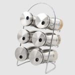 ست ادویه 6 تایی استیل ایستاده یونیک کد 2031 (خارجی درجه1) - Image 3