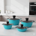 سرویس قابلمه 8 پارچه سرامیکی یونیک کد 8820 (خارجی درجه عالی)