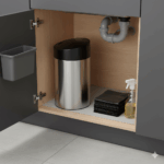 سطل زباله استیل اسلاید بین آکا الکتریک 5لیتر - Image 2