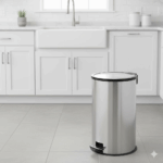 سطل زباله پدال بین استیل آکا الکتریک 12لیتر