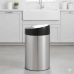 سطل زباله استیل اسلاید بین آکا الکتریک 5لیتر