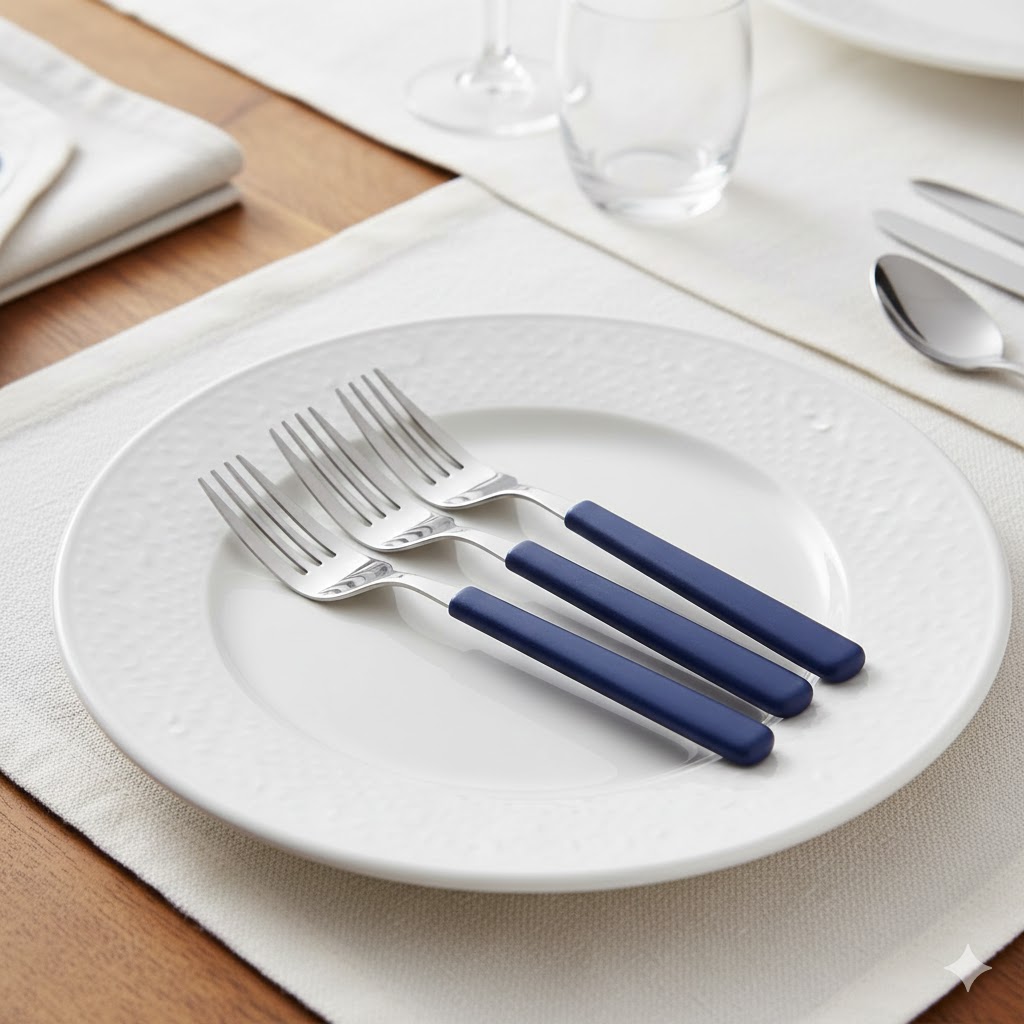 unnamed (22) چنگال میوه خوری رنگی 12تایی ایپانما ترامونتینا کد 23365 - Image 1