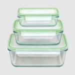 ست ظروف غذا فریزری شیشه ای سه سایز یونیک کد 2822 (خارجی دریجه 1) - Image 3