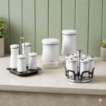 سرویس بانکه 16 پارچه عروس سفید یونیک کد 1470 (خارجی درجه1) - Image 3