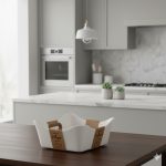 ظرف پخت و پز سرامیکی دسته سیلیکون یونیک کد 1090