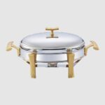 یونیک سوفله خوری طلایی خارجی بیضی 1.5 لیتری کد 3851 - Image 2