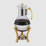 قهوه خوری وارمردار طلایی خارجی یونیک کد 3860 - Image 2