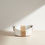 ظرف پخت و پز سرامیکی دسته سیلیکون یونیک کد 1023