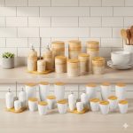 سرویس 12 پارچه پاسماوری بامبو یونیک کد 1674 (خارجی بن چاینا)