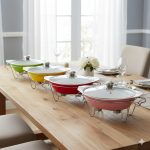 سوفله خوری چینی بزرگ رنگی یونیک کد 8528