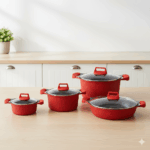 سرویس قابلمه 13 پارچه سرامیک یونیک کد 8793 (خارجی درجه عالی)