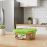 ظرف غذا فریزری مربعی 0.6 لیتر یونیک کد 2833 - Image 2