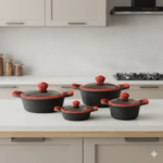 سرویس قابلمه 8 پارچه سرامیک یونیک کد 8776 (خارجی درجه عالی) - Image 2