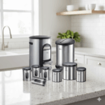 سرویس 9 پارچه استیل عروس یونیک کد 5800 - Image 2