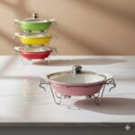 سوفله خوری چینی کوچک رنگی یونیک کد 8524