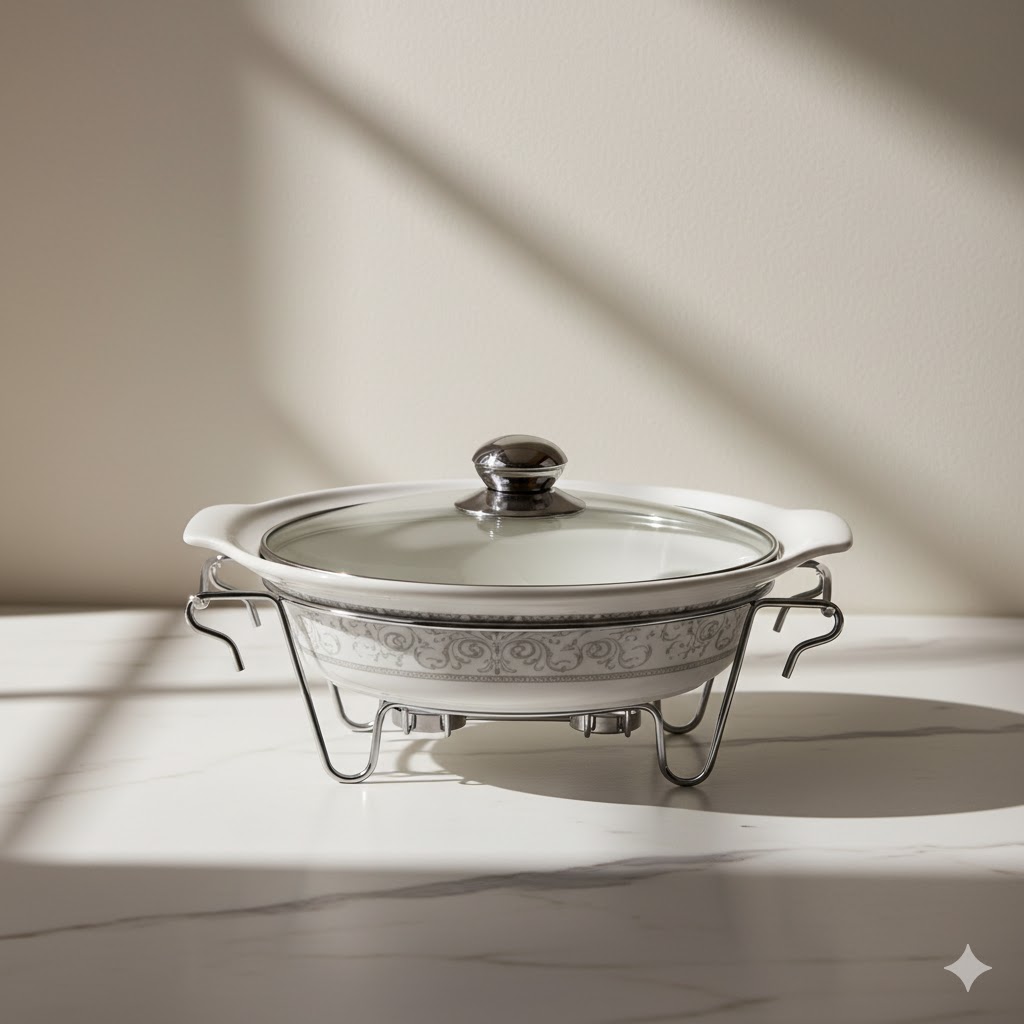 unnamed (2) سوفله خوری چینی برگی متوسط یونیک کد 8542 - Image 1