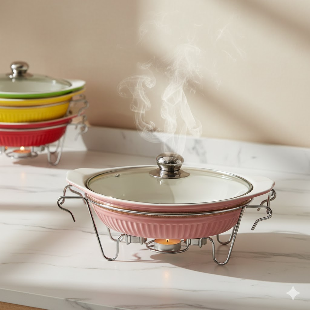 unnamed (3) سوفله خوری چینی بزرگ رنگی یونیک کد 8528 - Image 1