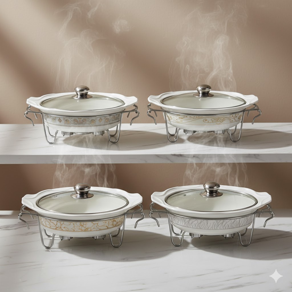 unnamed سوفله خوری چینی بیضی متوسط یونیک کد 8533 - Image 1