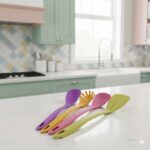 ست کفگیر و ملاقه رنگین کمان یونیک کد 3325