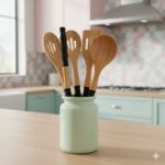 ست کفگیر و ملاقه بامبو یونیک کد 3321