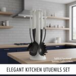 ست کفگیر و ملاقه تفلون رنگی  یونیک کد 1049 - Image 2