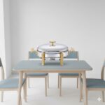 یونیک سوفله خوری طلایی خارجی بیضی 1.5 لیتری کد 3851