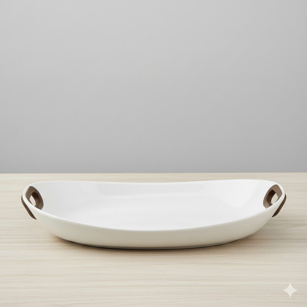 10 ظرف پخت و پز سرامیکی دسته سیلیکون یونیک کد 1098 - Image 1