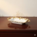 میوه خوری سرامیک طلایی یونیک کد 1651