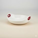 ظرف پخت و پز سرامیکی دسته سیلیکون یونیک کد 1015