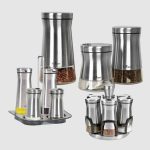 سرویس بانکه 16 پارچه عروس استیل یونیک کد 1403 (خارجی درجه1)