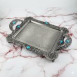 سینی پیوتر متوسط نگین دار یونیک کد 1447 (خارجی ضد زنگ)