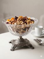 آجیل خوری بلور پایه پیوتر شامپاینی کد 1234 - Image 2