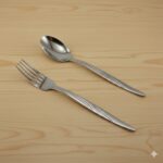 قاشق چنگال 12 پارچه استیل یونیک کد 5743