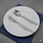 قاشق چنگال 12 پارچه استیل یونیک کد 5743 - Image 5