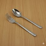 قاشق چنگال 12 پارچه استیل یونیک کد 5735