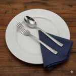 قاشق چنگال 12 پارچه استیل یونیک کد 5735 - Image 5