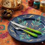 کارد و چنگال دسته قلبی 12 پارچه یونیک کد 6341 - Image 2