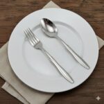 قاشق چنگال 12 پارچه استیل یونیک کد 5725 - Image 5