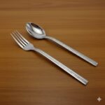 قاشق چنگال 12 پارچه استیل یونیک کد 6384