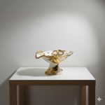 میوه خوری کوچک سرامیک طلایی یونیک کد 1665