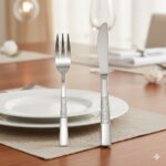 کارد و چنگال استیل 12 پارچه یونیک کد 5702